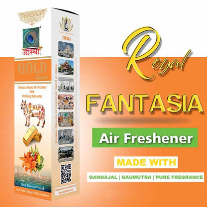 Aastha Royal Gold Touch Fantasia Air Freshener Spray Combo (Pack of 12) 100ml