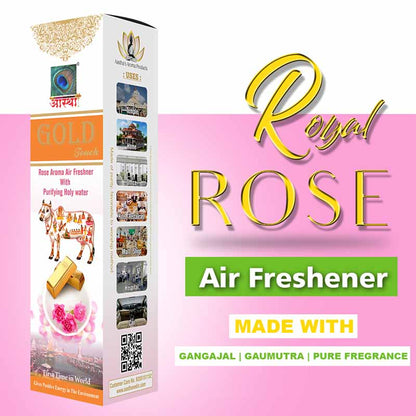 Aastha Royal Gold Touch Rose Air Freshener Spray Combo (Pack of 12) 100ml