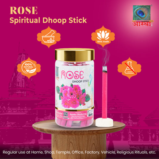 Aastha Rose Dhoop Sticks