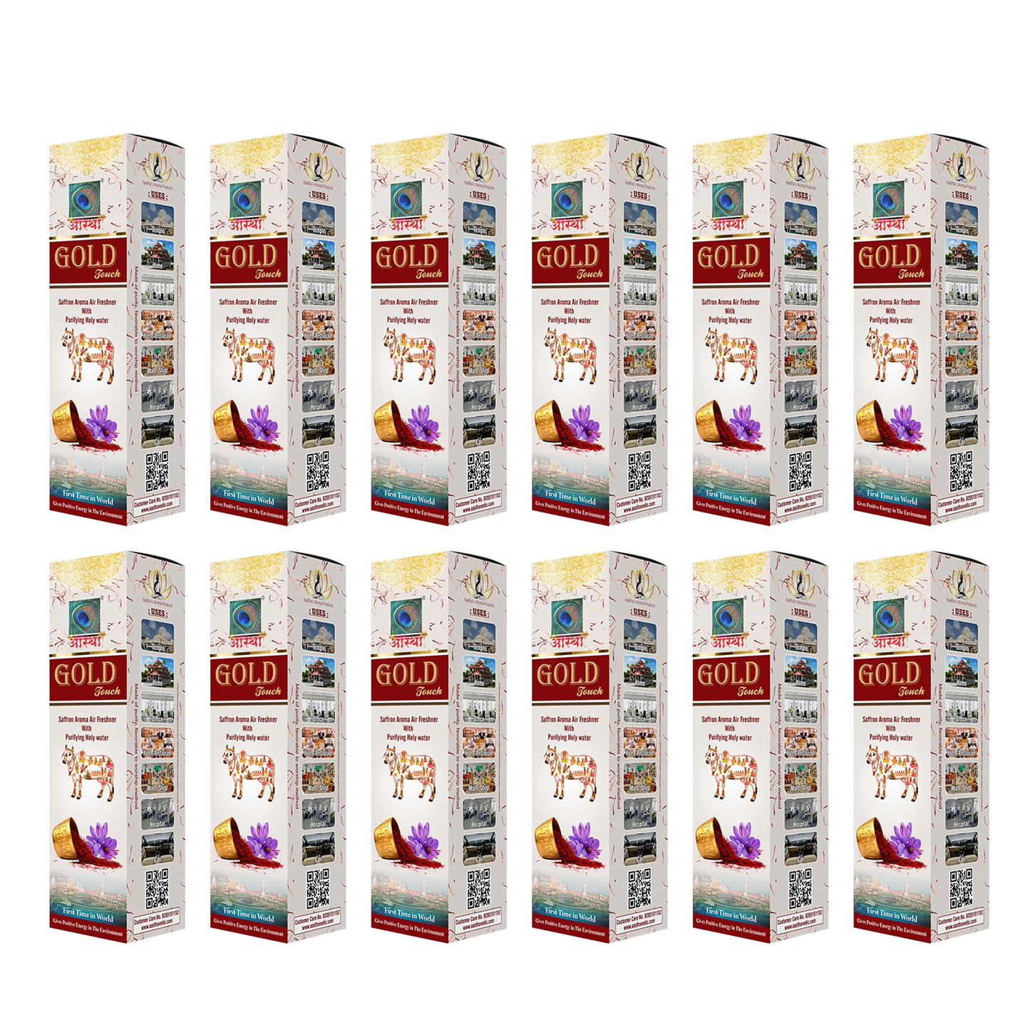 Aastha Royal Gold Touch Kesar Air Freshener Spray