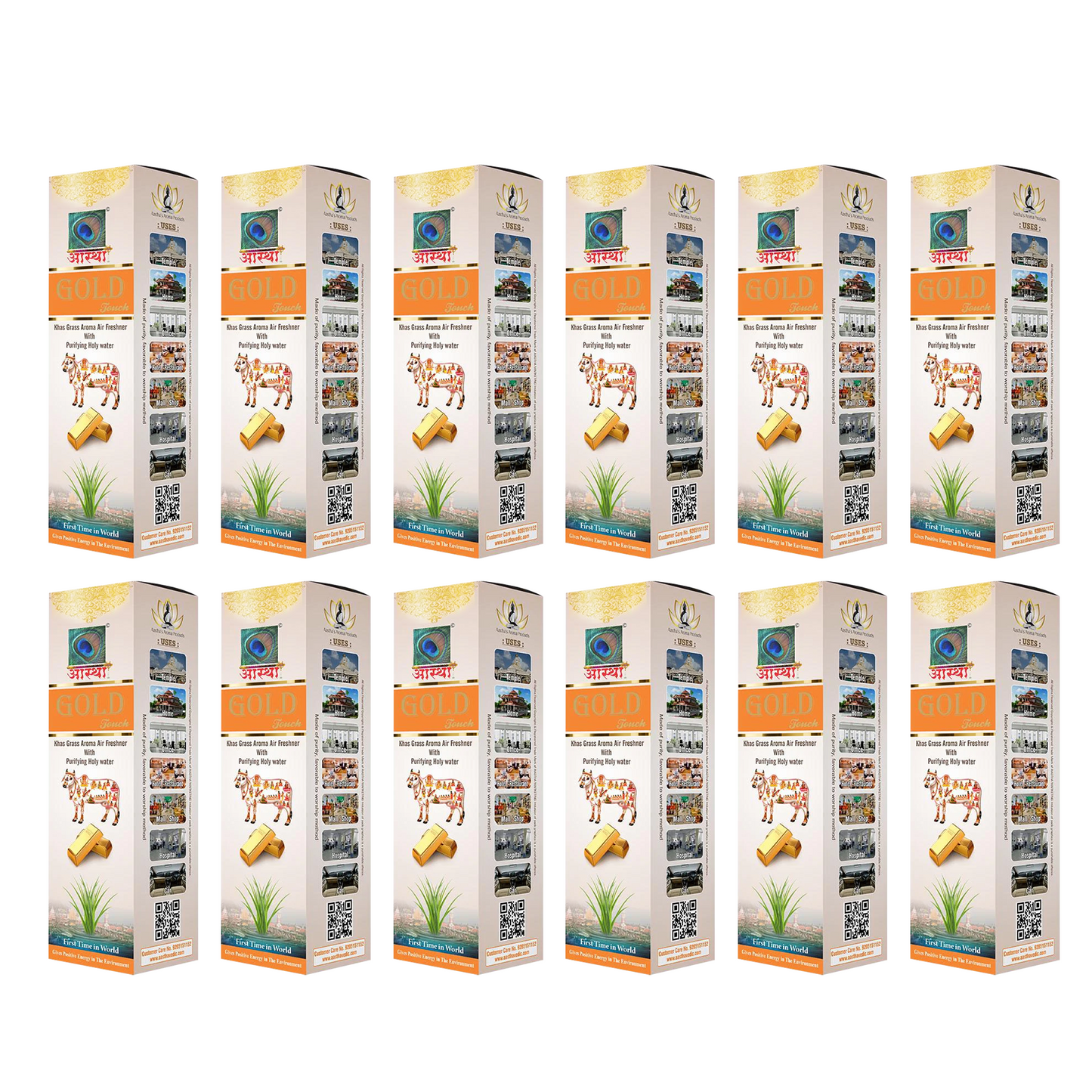 Aastha Royal Gold Touch Khas Grass Air Freshener Spray