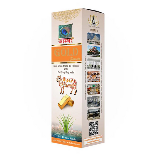 Aastha Royal Gold Touch Khas Grass Air Freshener Spray