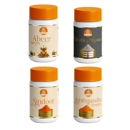 Abeer, Vibuthi Bhasma, Sindoor, Ashthgandha Powder