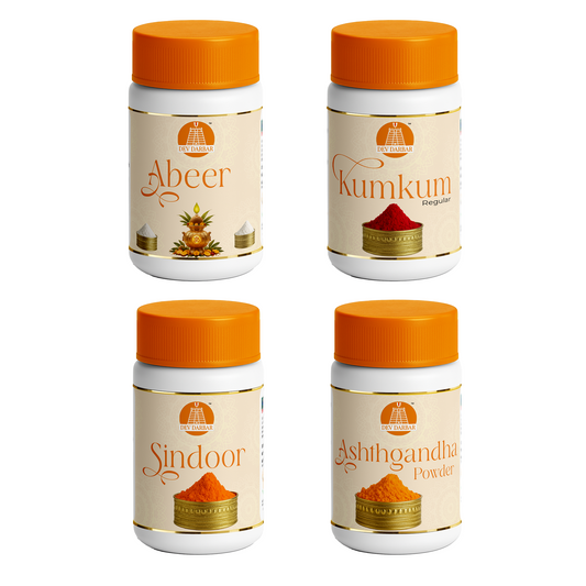 Abeer, Kumkum (Regular), Sindoor, Ashthgandha Powder