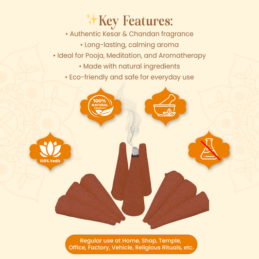 Chandan Dhoop Cone