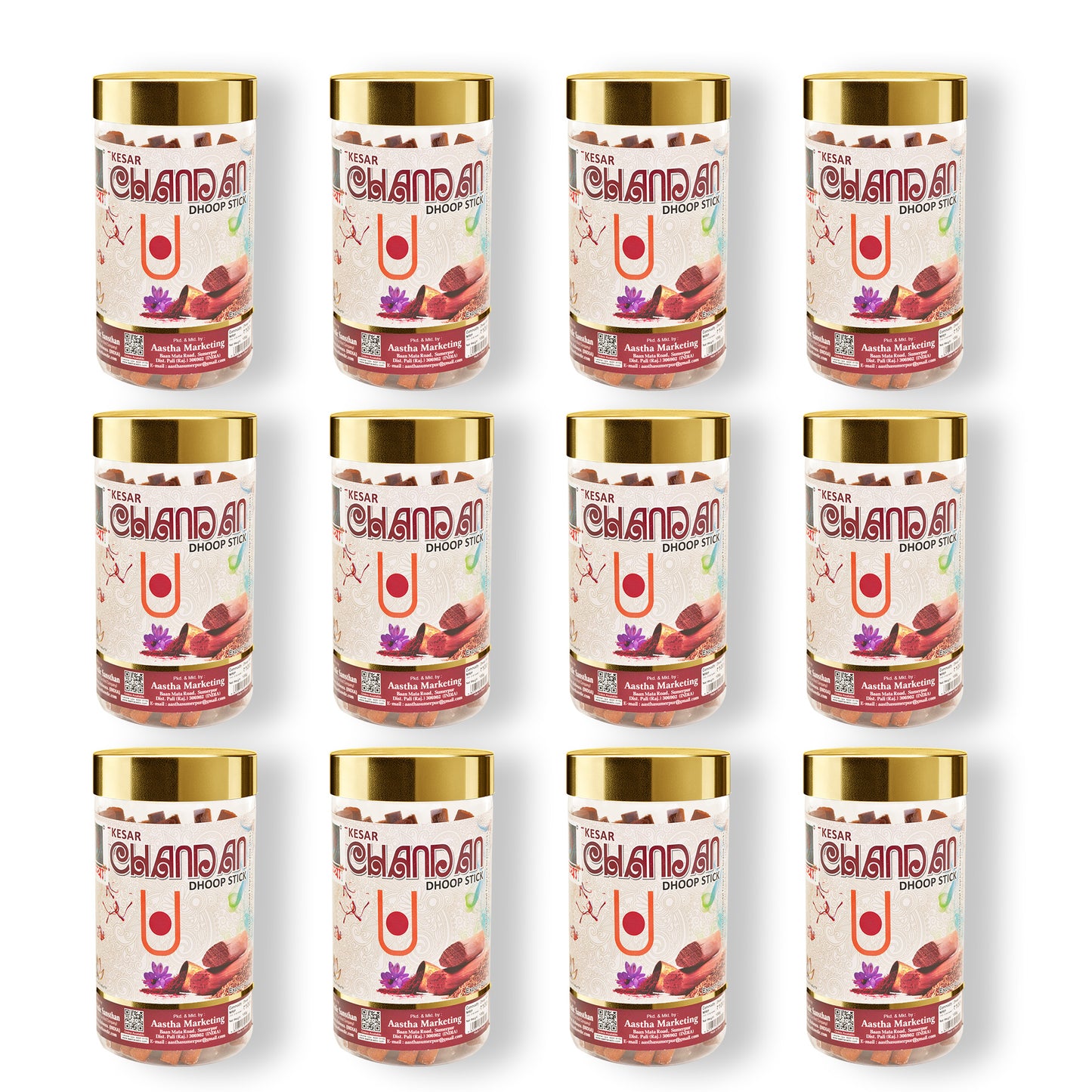 Aastha Kesar Chandan Dhoop Stick