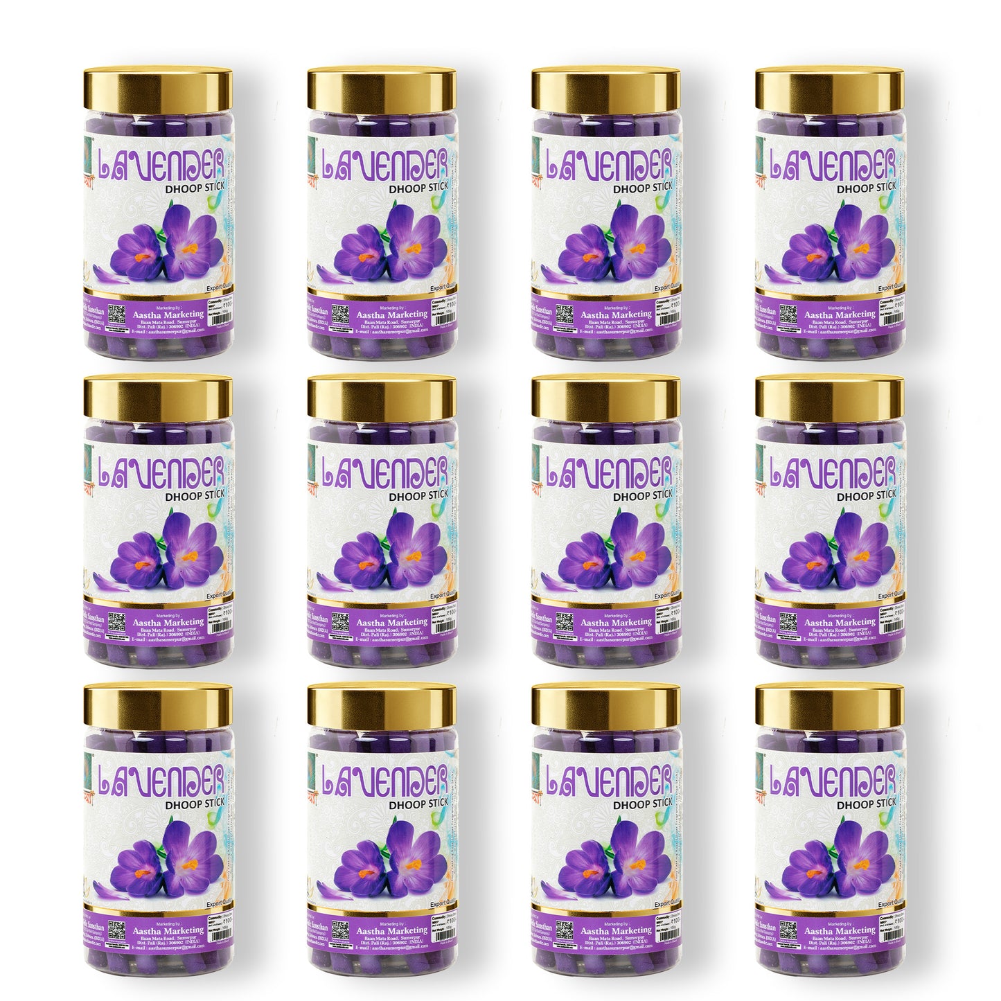 Aastha Lavender Dhoop Sticks