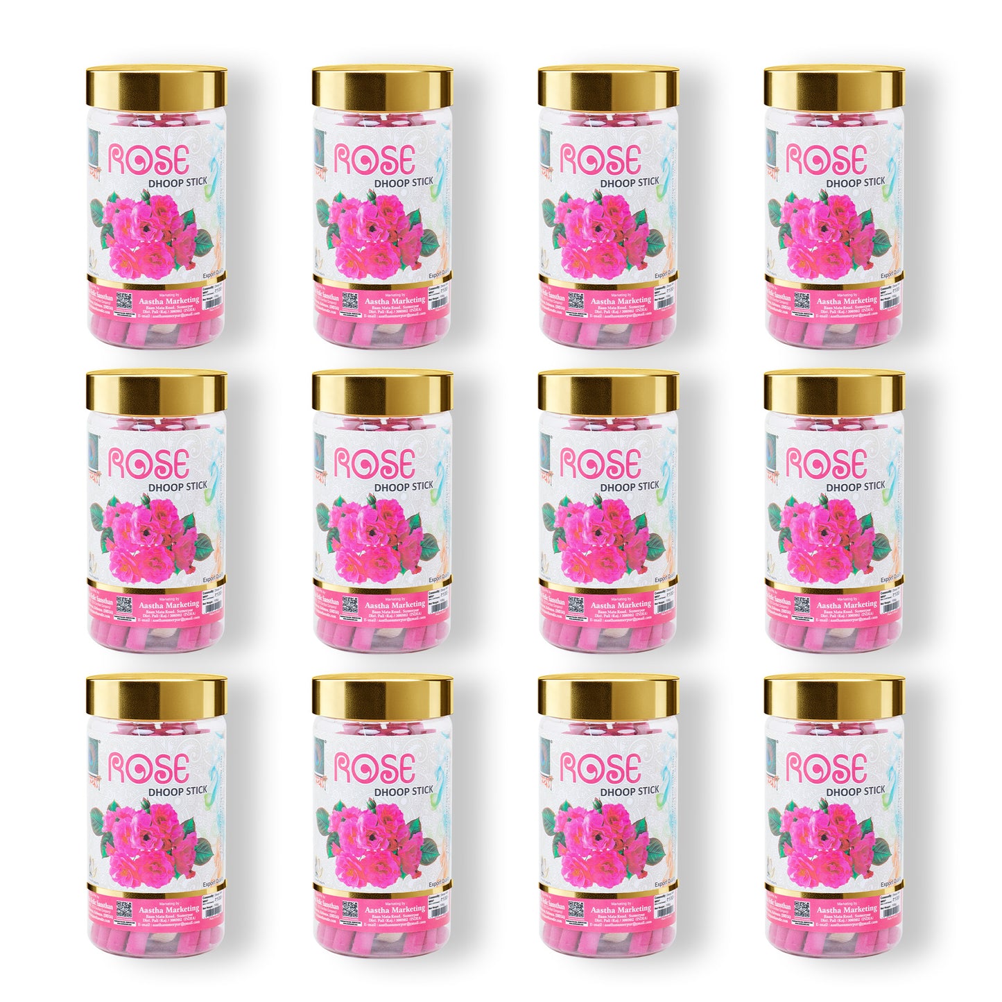 Aastha Rose Dhoop Sticks