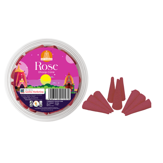 Rose Dhoop Cone