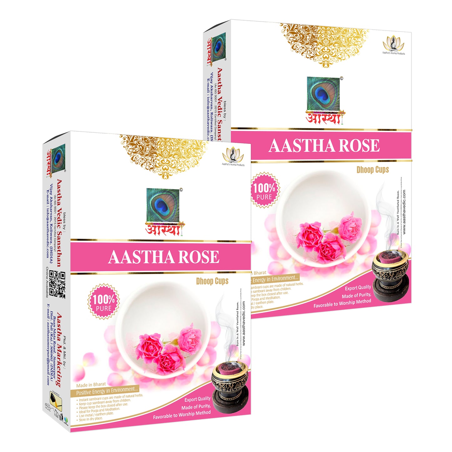 Aastha Rose Sambrani Dhoop Cup