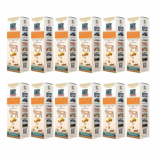 Aastha Royal Gold Touch Chandan Air Freshener Spray Combo (Pack of 12) 100ml
