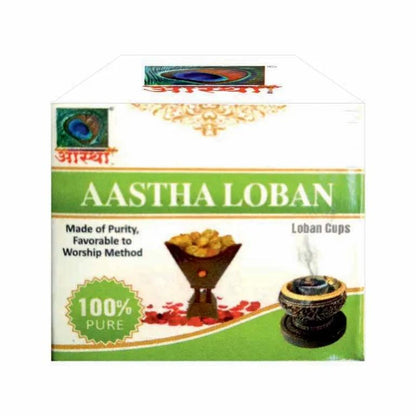 Aastha Loban Sambrani Dhoop Cup Combo (Pack of 48)