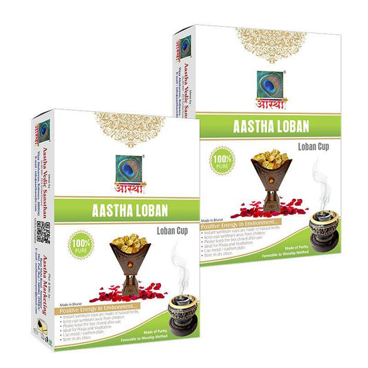 Aastha Loban Sambrani Cup Combo Pack Of 2