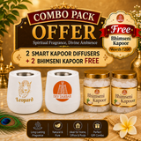 Dev Darbar + Leopard Smart Kapoor Diffuser Combo
