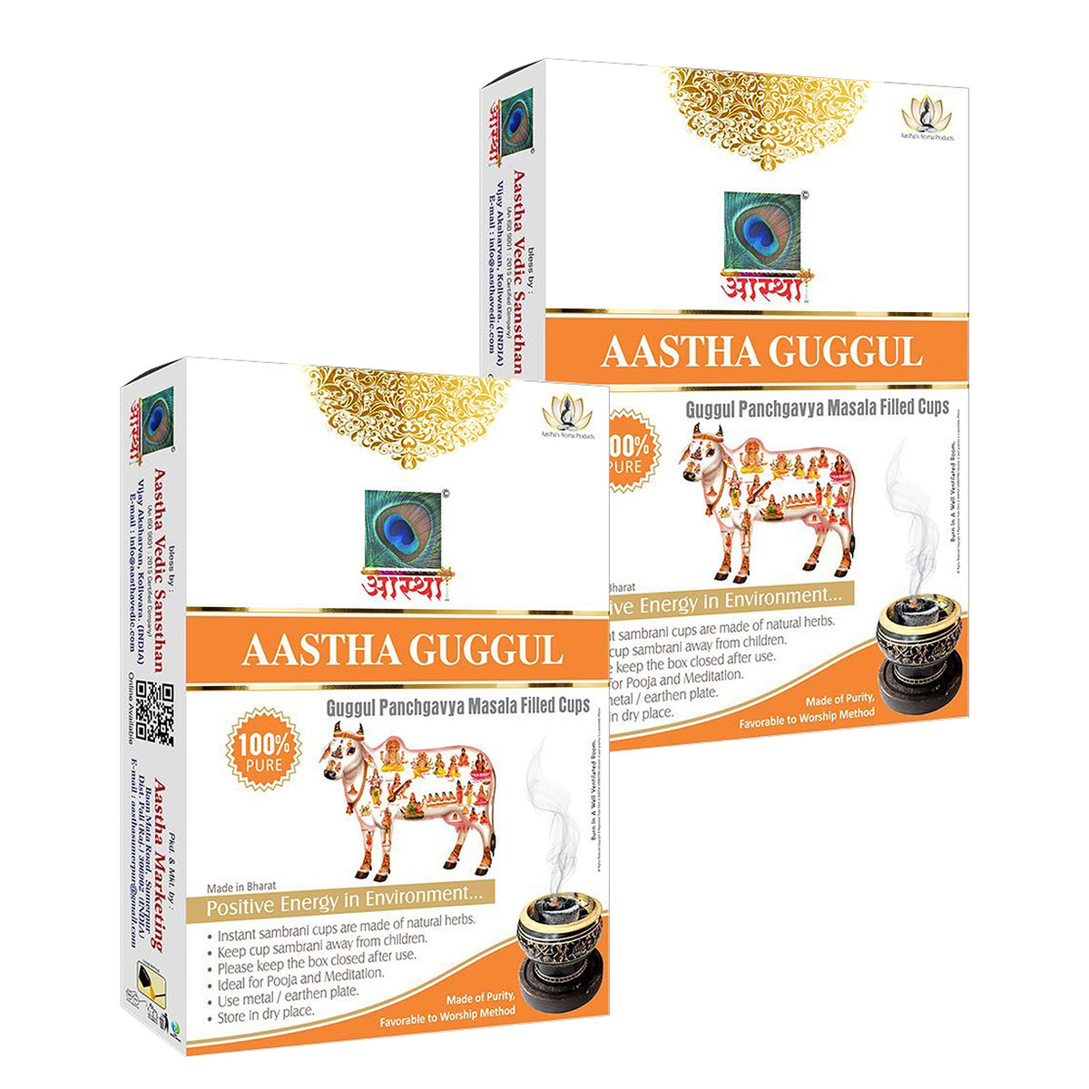 Aastha Guggul Sambrani Dhoop Cup