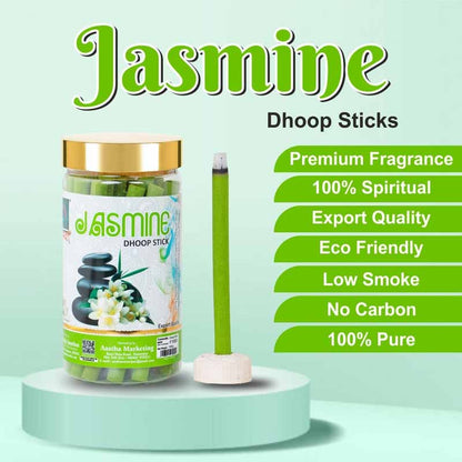 Aastha Jasmine Dhoop Sticks Combo (Pack of 12)