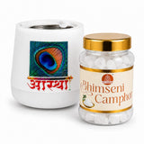 Aastha Smart Kapoor Diffuser + ₹100 Dev Darbar Bhimseni Kapoor Free