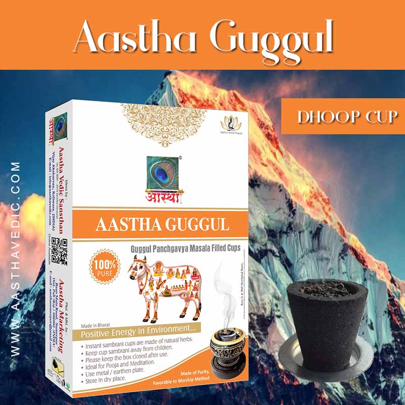 Aastha Guggul Sambrani Dhoop Cup