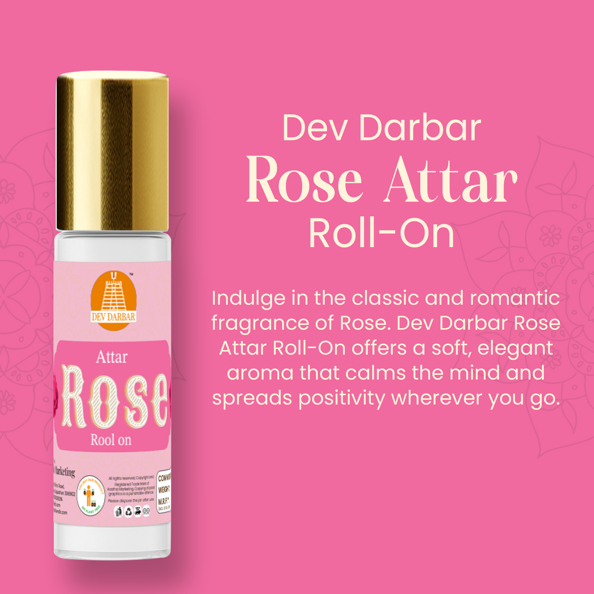 Rose Attar – Floral Roll-On Fragrance